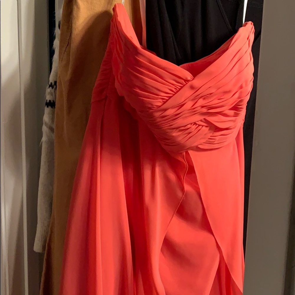 David’s Bridal Guava size 18 hi-low dress